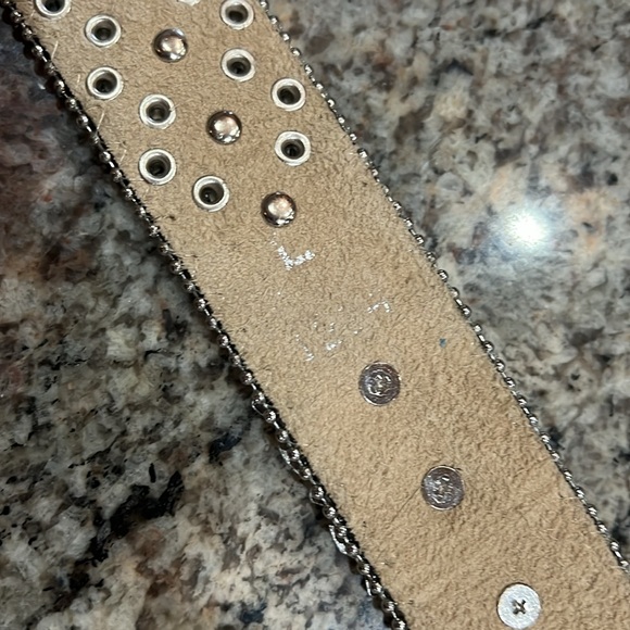 B H W Western Leather Belt - Picture 11 of 12